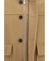 Lardini - Buttoned Jacket With Ribbed Trims - Lyst