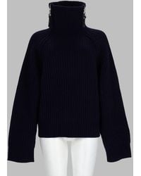 Ganni - Ribbed Wool Jumper Rws Sweater - Lyst