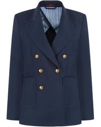 Gucci - Blazer Double-Breasted Cotton Blazers - Lyst