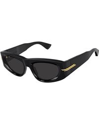 Bottega Veneta - Bv1144s-001 - Black Sunglasses - Lyst