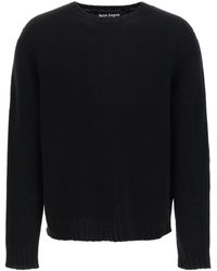 Palm Angels - Curved Logo Sweater - Lyst