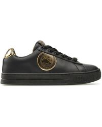 Versace Jeans Couture - Leather Logo Sneakers - Lyst