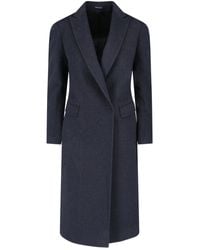 Tagliatore - Double-Breasted Virgin Wool And Cashmere Coat - Lyst