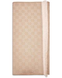 Gucci - Gg Jacquard Wool Scarf - Lyst
