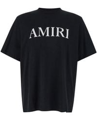 Amiri - Brand-Embellished Crewneck Cotton-Jersey T-Shirt - Lyst