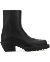 VTMNTS - Leather Ankle Boots - Lyst