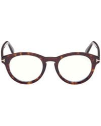 Tom Ford - Round Frame Glasses - Lyst