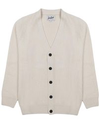 MC2 Saint Barth - Cardigan Herrison Wool - Lyst