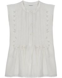 P.A.R.O.S.H. - Silk Blouse - Lyst