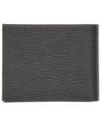 Ferragamo - Calfskin Hooks Wallet For - Lyst