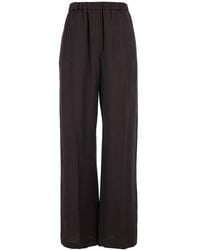 Tela - Linen Blend Elasticated Waist Pants For Viscose Trousers - Lyst