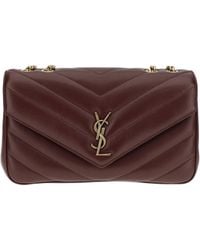 Saint Laurent - Loulou Shoulder Bag Lamb Ovis Aries - Lyst
