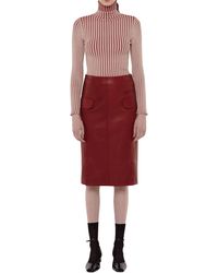 DROMe Pencil Skirt - Red