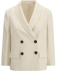 Brunello Cucinelli - Fluid Twill Jacket - Lyst