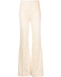 Twin Set - Flared Laced Pants - Lyst