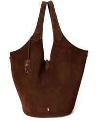 Polo Ralph Lauren - Tote Bag Calf Suede - Lyst