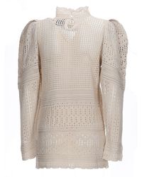 Isabel Marant - Dahara Crochet Top Cotton Tops - Lyst