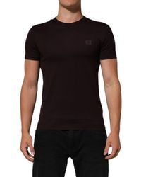 Dolce & Gabbana - Logo Patch Short Sleeve Tee - Lyst