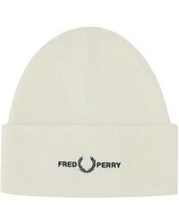 Fred Perry - Ivory Acrylic Ble - Lyst
