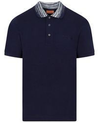 Missoni - Cotton Polo T-shirt - Lyst