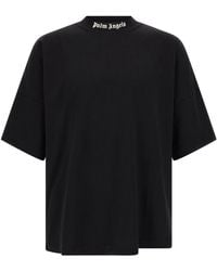 Palm Angels - Logo Print T-Shirt - Lyst