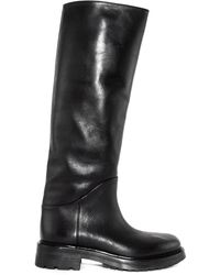 Elena Iachi - Leather High Boots - Lyst