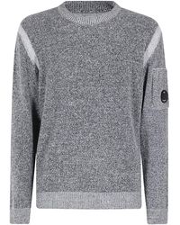 C.P. Company - Maglia Fleece Knit Vanise - Lyst