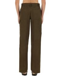 Tory Burch - Cargo Pants Cotton Trousers - Lyst
