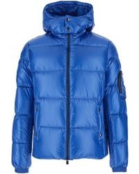 Tatras - Belbo Down Jacket With Fixed Hood And Logo Patch On The Sleeve - Lyst