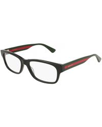 Gucci - Eyeglasses Rectangle Full Rim, - Frame And Clear Demo Lenses Lens Gg0343O007 - Lyst