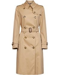 Burberry - Honey Heritage Kensington Long Trench Coat - Lyst