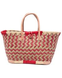 THE NINA STUDIO - Tote Bag Clotilde Woven Raffia - Lyst