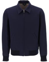 A.P.C. - 'sutherland' Blouson Jacket In Cotton - Lyst