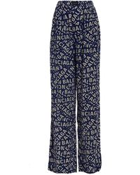 Balenciaga - Bb Monogram Pyjama Pants - Lyst