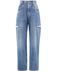 Maison Margiela - High-waist Wide-leg Jeans - Lyst