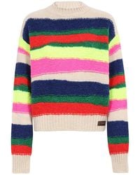 DSquared² - Long Sleeve Crew-Neck Sweater - Lyst