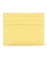 Bottega Veneta - Leather Card Holder Calf Wallets & Purses - Lyst