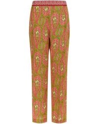 Etro - 'Paisley Foliage' Pants - Lyst