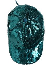 Dolce & Gabbana - Dolce & Gabbana Hat10062 Sequin-Embellished Baseball Cap - Lyst