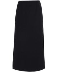 Le Plain - Midi Skirt Wool-Blend Wool Blend - Lyst