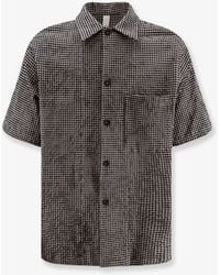 Hevò - Cotton Blend Shirt With Checked Pattern - Lyst