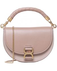 Chloé - Bag With Flap And Marcie Chain - Lyst