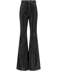Rick Owens - Lamb Leather Pants - Lyst