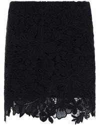 Sportmax - Miniskirt Bora Macramé Cotton Skirt - Lyst