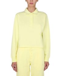 Helmut Lang - Polo Shirt With Embroidered Logo - Lyst