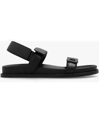 Emporio Armani Flat sandals for Women | Online Sale up to 74% off | Lyst