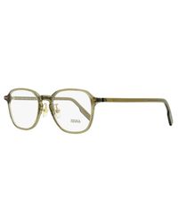 ZEGNA - Modern Square Eyeglasses Ez5255-H 051 52Mm Plastic (Acetate) - Lyst