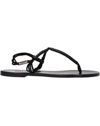 Isabel Marant - Leather Tie Sandals - Lyst