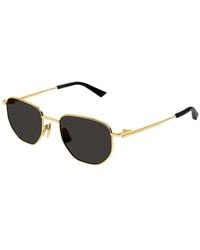 Bottega Veneta - Sunglasses Aviator Full Rim, Frame And Lens Bv1301S001 - Lyst