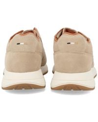 BOSS - Sneakers Vinston Cow Hide Leather Trainers - Lyst